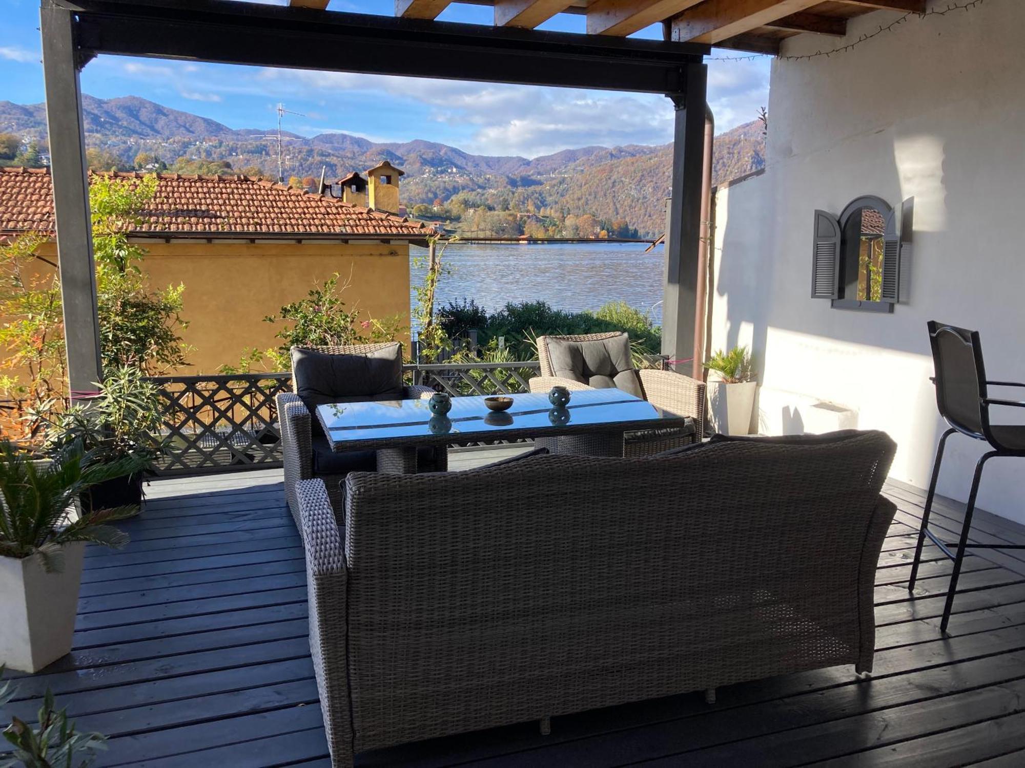 Bellissima Macie Lägenhet Miasino Exteriör bild